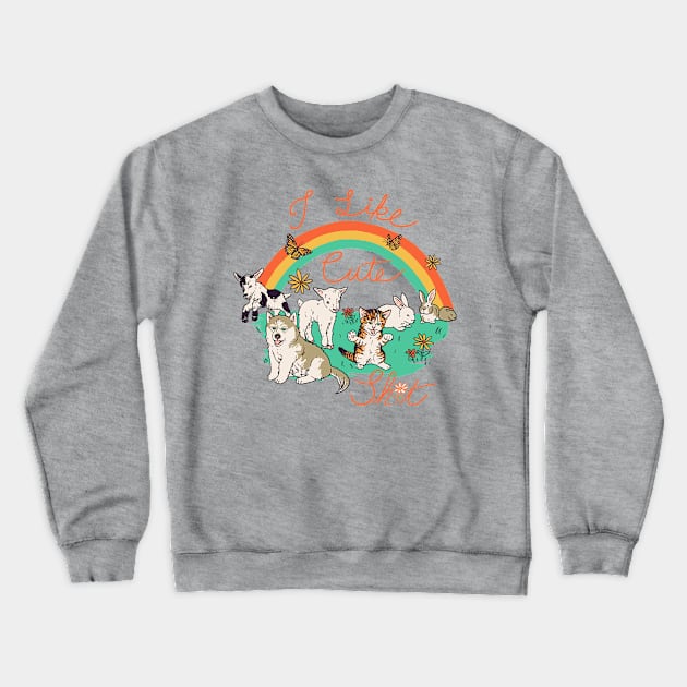 Cuteness Crewneck Sweatshirt by Hillary White Rabbit